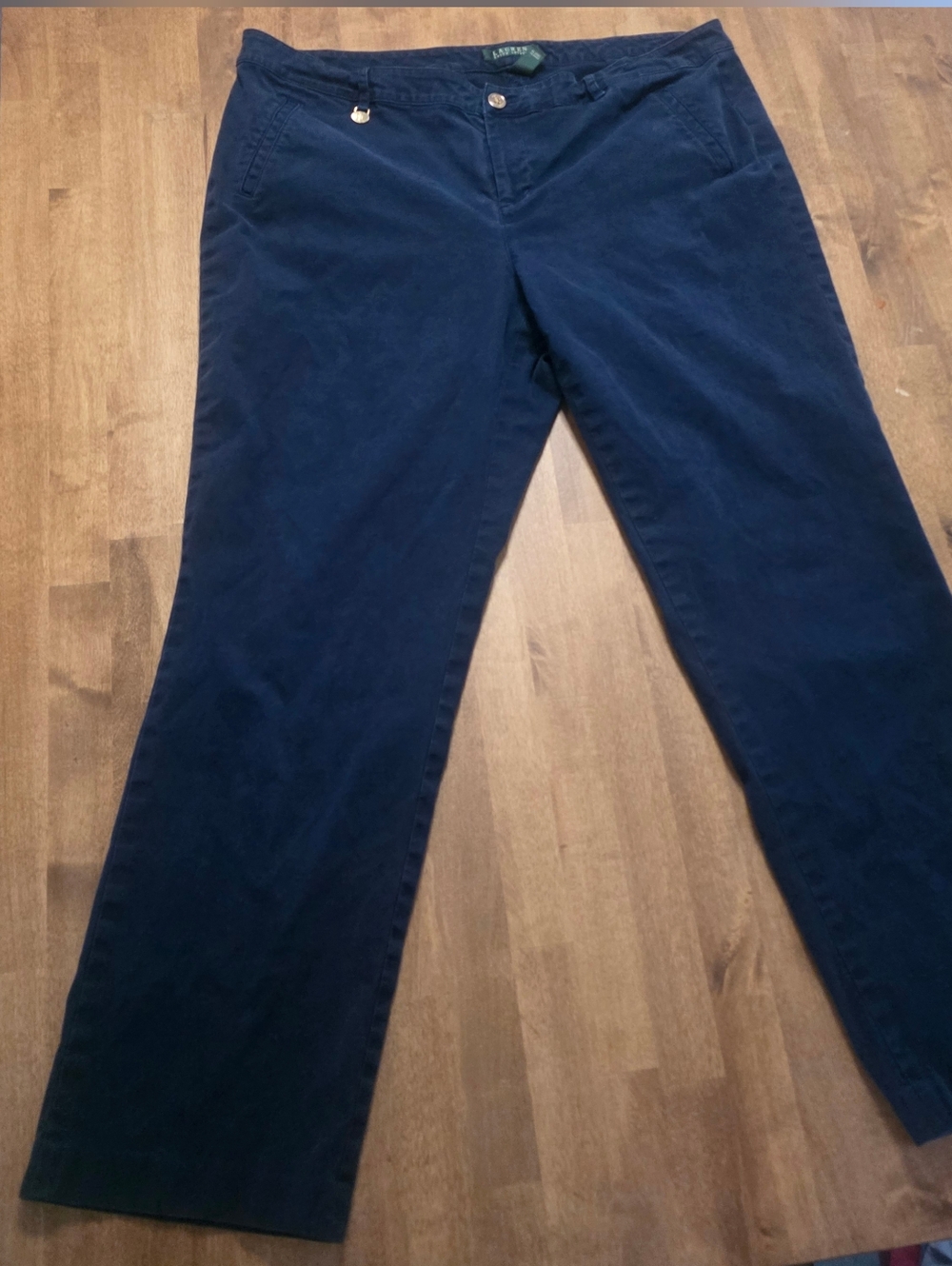 Lauren Ralph Lauren Straight-Leg Jeans in Navy